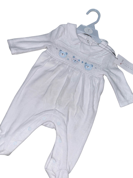 Velour all in one sleepsuit